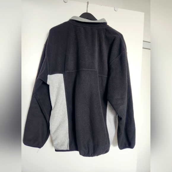 FILA 1/4 Zip Fleece (Black & Grey, Size L) - Picture 2 of 4